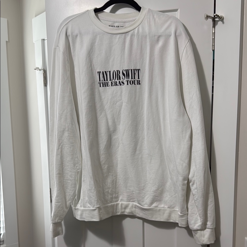 **SOLD!**The Eras Tour White Crewneck Sweatshirt